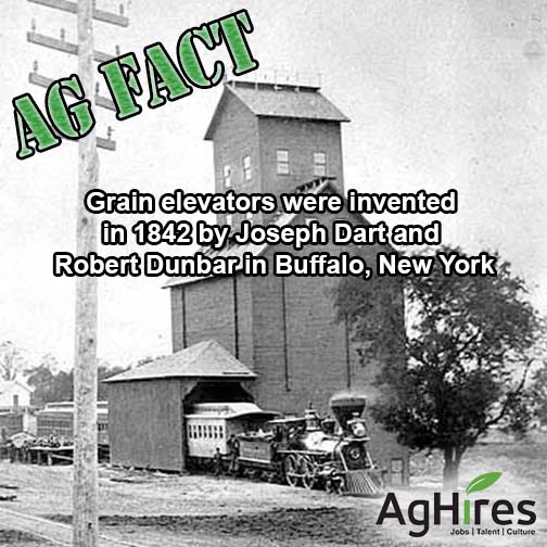 Grain Elevators Invented in 1842